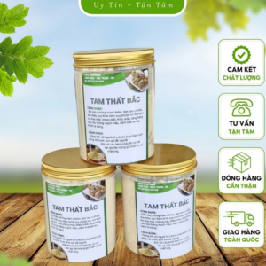Bột Tam Thất Bắc Nguyên Chất Chính Hãng Hộp 300Gram - Hỗ Trợ Hệ TIm Mạch, Hoạt Huyết