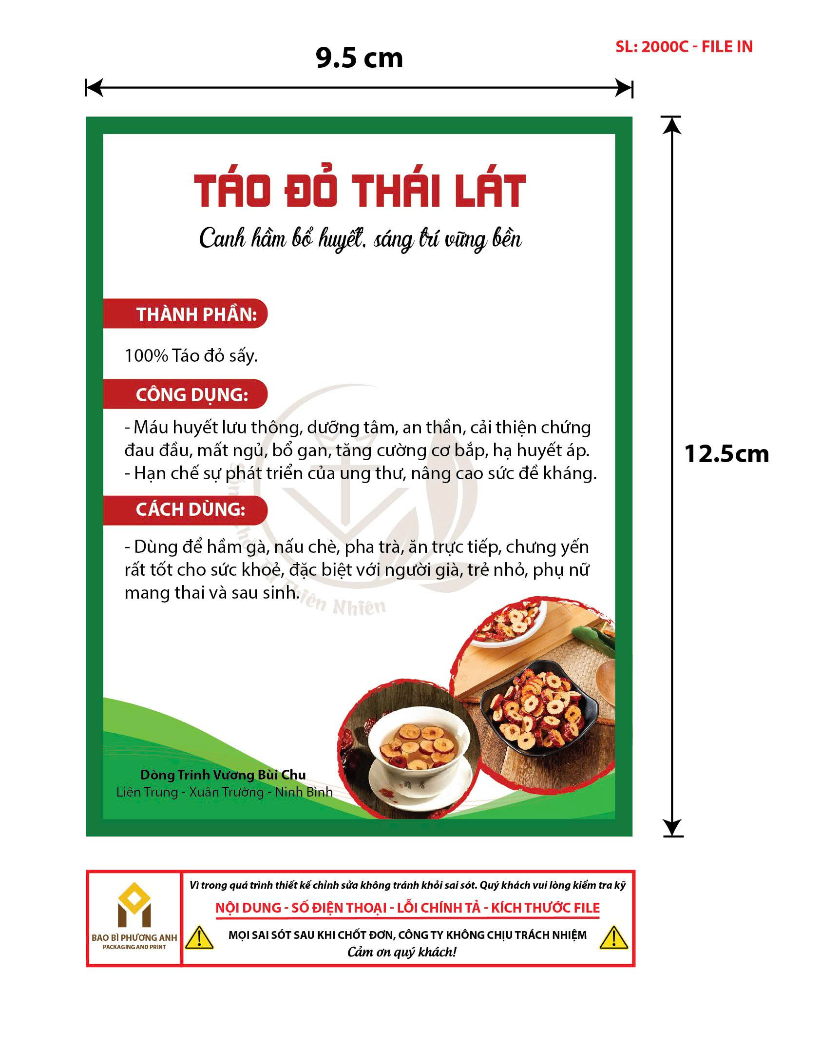 Táo Đỏ Thái Lát 500g