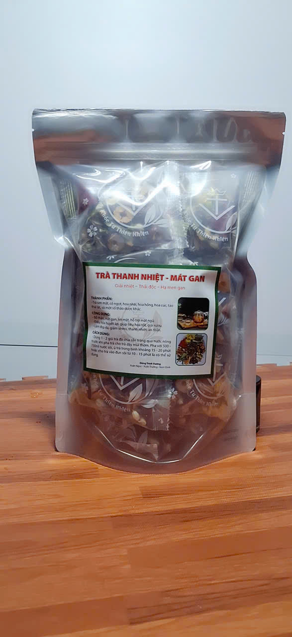Trà Thanh Nhiệt Mát Gan Giúp Giải Độc, An Thần, Ổn Định Huyết Áp, Làm Đẹp Da, 100% Thiên Nhiên