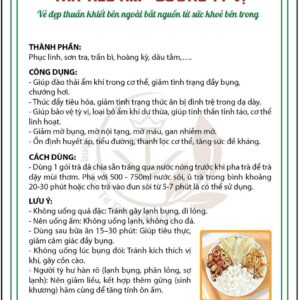 Trà Tiêu Ẩm - Dưỡng Tỳ Vị